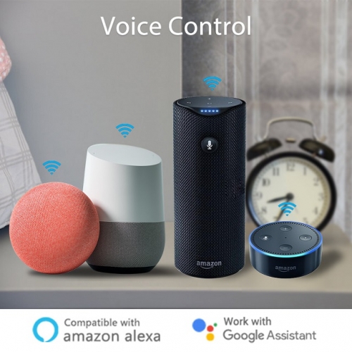 Interrupteur d'éclairage intelligent WiFi/Bluetooth, minuterie de  disjoncteur universelle, application Smart Life, télécommande sans fil,  fonctionne avec Alexa Google Home