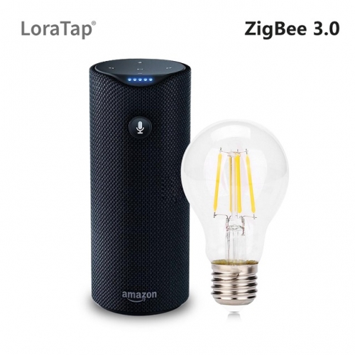 Amazon Echo Plus Voice Control ZigBee 3.0 LED Edison Filament Bulb E27 7W 800LM Warm White and Cool White in One Bulb