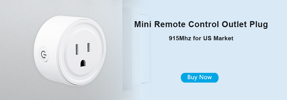 Mini Remote Control Outlet Plug Adapter with Remote, 656ft Range Wireless  Light Switch for Household Appliances, No Hub Required, 10A/1100W, White