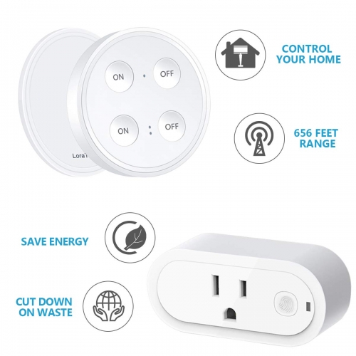 Dropship WiFi Smart Plug Outlet Wireless Smart Socket APP Remote Voice  Control Timer Alexa Google US to Sell Online at a Lower Price