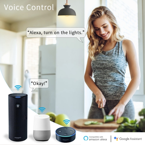 Tuya commutateur intelligent interrupteur maison intelligente verre tactile  commutateur WIFI commande vocale interrupteur de lumière travail avec Alexa  Echo Google Home, ✓ Meilleur prix au Maroc et ailleurs
