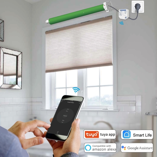 Tuya Smart Wifi Curtain Switch Module Roller Shutter Window Blinds Google  Home - Automatic Curtain Control System - Aliexpress