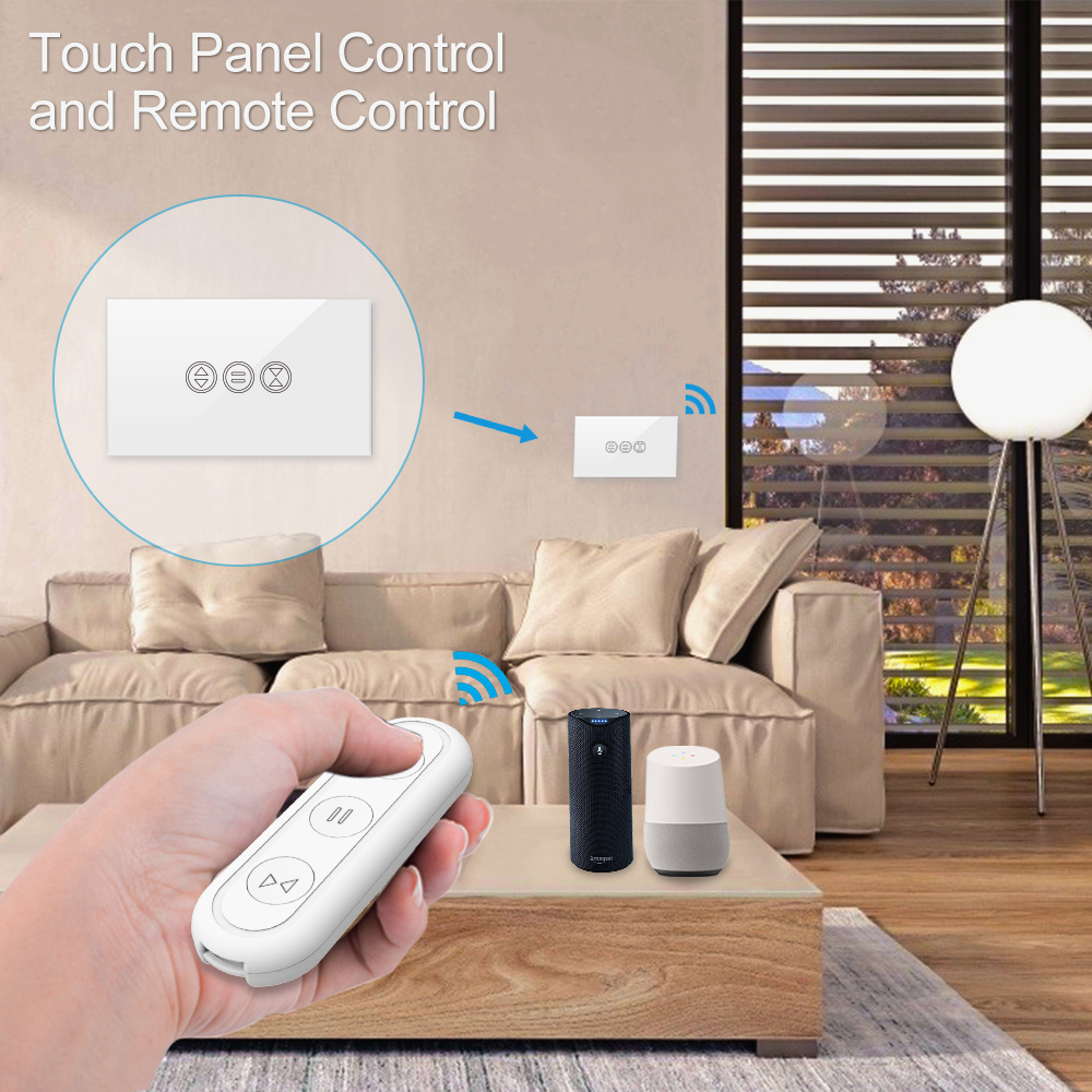 Ewelink Wifi Interruptor de persiana de cortina inteligente para motor  eléctrico de persiana enrollable Google Home Alexa Echo Control de voz Diy  Smart Home