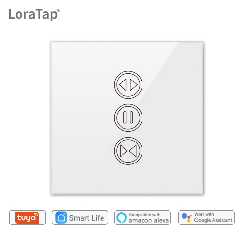 Tuya Smart Life WiFi interrupteur à rideau pour rideau électrique motorisé store à rideau, Google Home, Amazon Alexa contrôle vocal