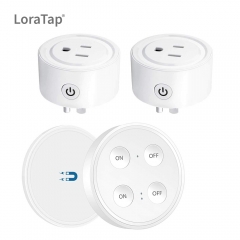 Remote Control Outlet Plug Adapter (2 Pack) with Dual Remote, 100ft Range  Wireless Switch for Lights and Household Appliances, No Hub Required, 16A/17