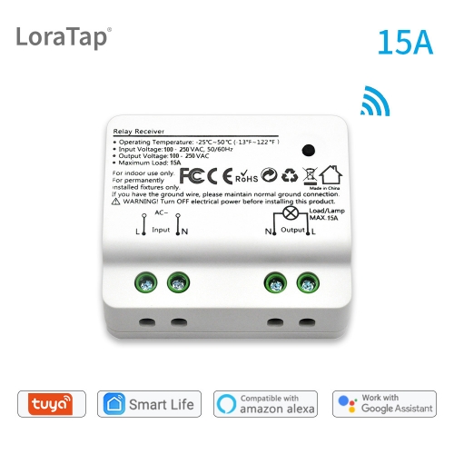 Tuya smart life WiFi commutateur module disjoncteur 15A, google Home Amazon Alexa Echo voix app contrôle minuterie télécommande lumière pompe