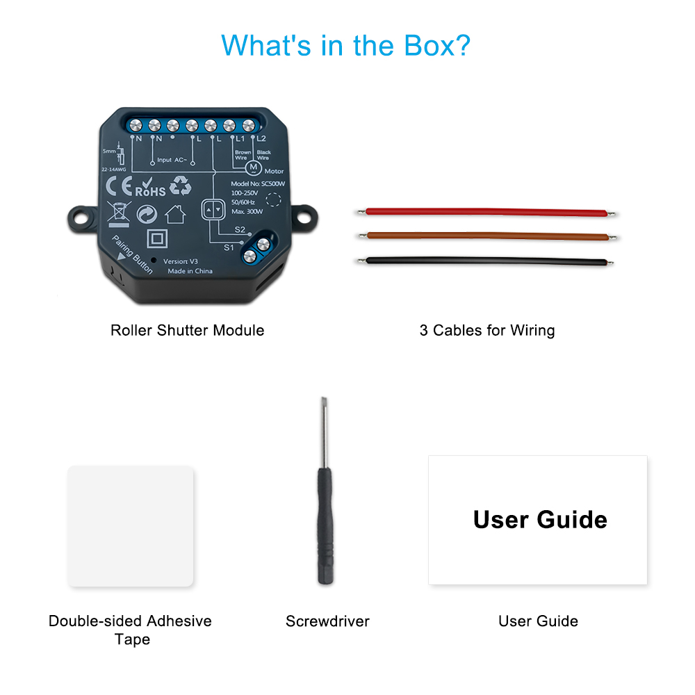 Interruptor de persiana wifi como Blebox ShutterBox o LoraTap