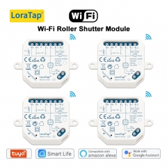 Comprar LoraTap 4. ° interruptor de cortina enrollable con WiFi para persiana  eléctrica, aplicación remota Google Home Alexa Smart Life