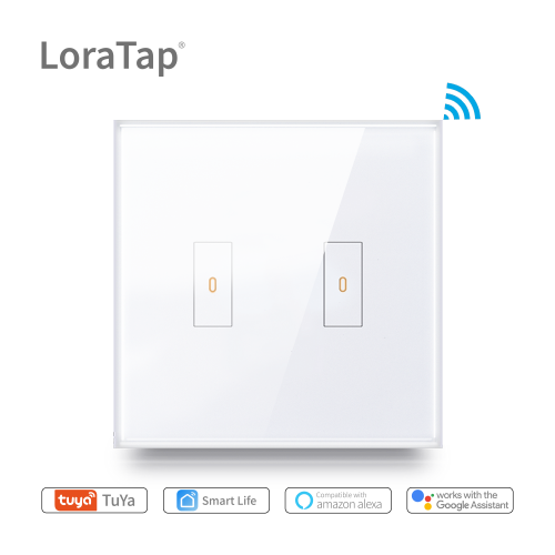 Estándar de EU/US 2 3 Gang WiFi Panel de vidrio táctil de pared Interruptor de luz Aplicación Control remoto por voz Tuya Smart Life Support Alexa G