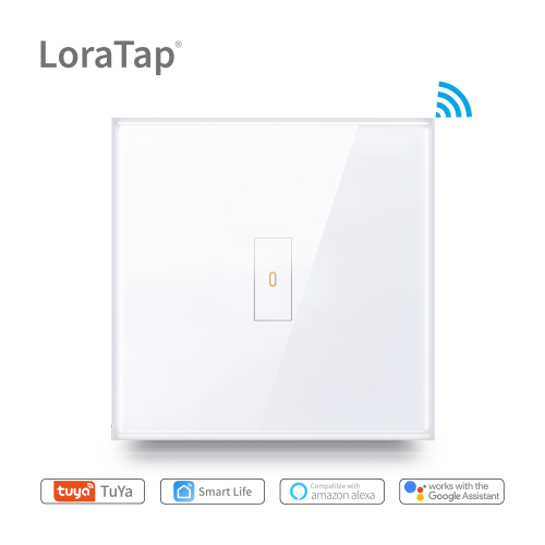 WiFi-Lichtschalter 5A Touch-Schalter, EU/US-amerikanische Tuya Smart Life App-Fernbedienung, Sprachsteuerung von Google Home, Alexa Echo
