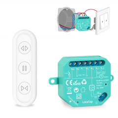 LoraTap-Módulo de relé para persianas enrollables, interruptor de cortina  inteligente con WiFi, Tuya, Google Home, Alexa, Control por voz, nueva  versión