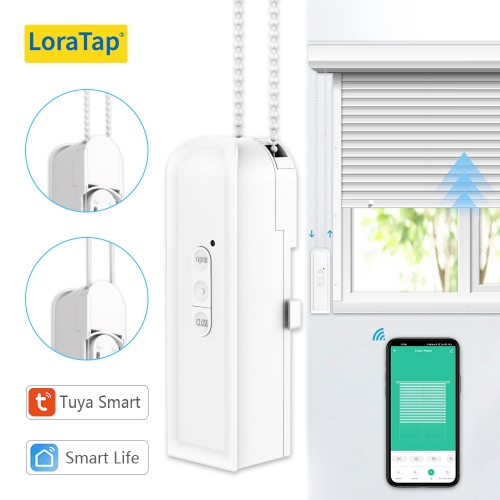 LoraTap Pulling Bead Curtain Jalousien Motortreiber Tuya Smart Life Multi-Mode-Prozentsatz-Fernbedienung Breite Anwendung