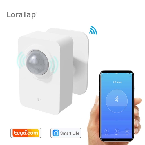 LoraTap Tuya PIR Sensor de Movimento Sensor de Movimento WiFi Sensor de Movimento Vida Inteligente APP Sistema de Segurança Doméstica Sem Fio