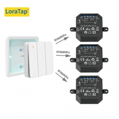 LoraTap Kit Interrupteur sans Fil, avec Minuterie 10min 30min