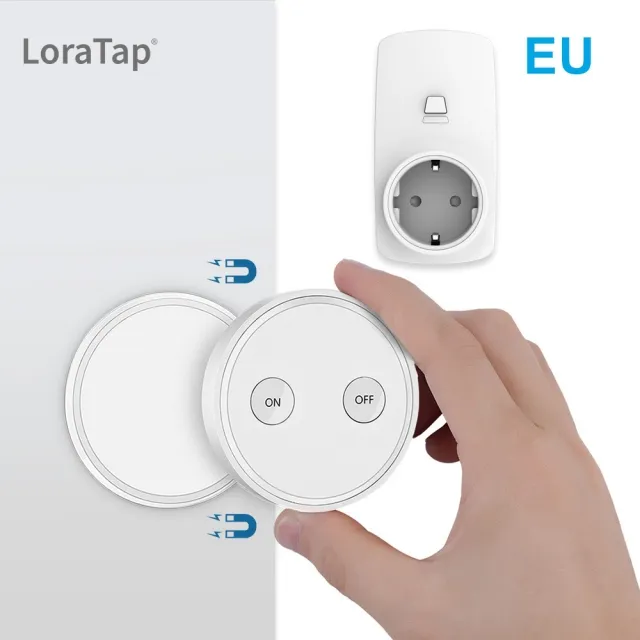 EU Wireless Socket Plug 16A with Kinetic Remote Control