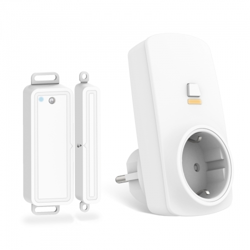 Comando do ar de exaustão sem fio com contato magnético da janela e tomada de controle remoto para exaustor, interruptor da janela da chaminé, control