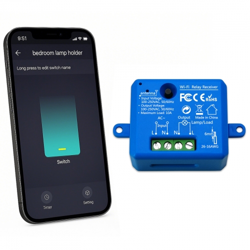 Tuya Smart Life Tiny WiFi Switch Socket Module DIY Smart Light and Socket Google Home Echo Alexa Voice Control Remote Control