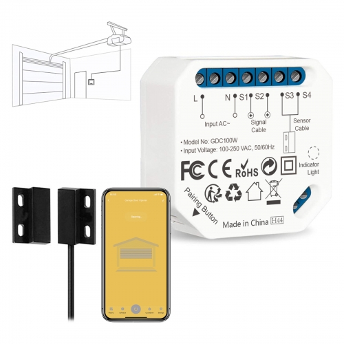 Tuya Smart Life nouveau contrôleur de porte de Garage sans fil ouvre-porte télécommande commutateur WiFi contrôle vocal Alexa Echo Google maison pas d