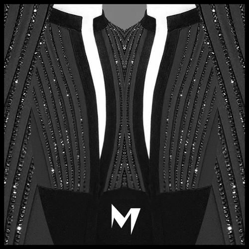 Pleated Crepe Velvet Waist Shirt #M007