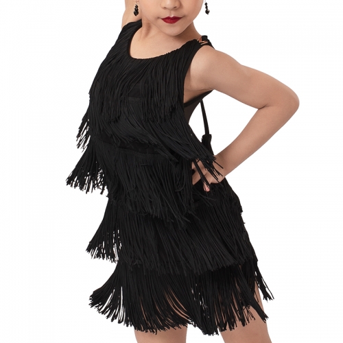 Melinda Fringe Dress with Body #T320