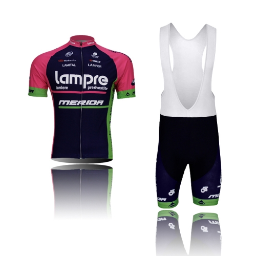 navy LAMPRE  cycling jersey set