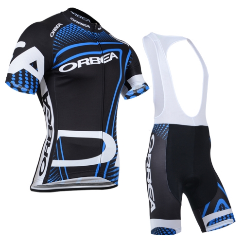 men black&blue  ORBEA  short sleeve cycling clothing set