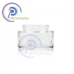 Bamboo child proof lid glass jars 60ml 100ml