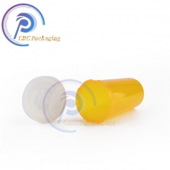 Medical Plastic Bottles 60 Dram White Pop Top Tube Pills Container With Logo Printing On The top