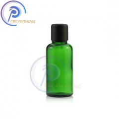 5ml 10ml 15ml 20ml 30ml 50ml 100ml green glass bottle with European dropper bottle