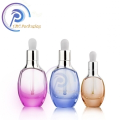 Wholesale cosmetic serum bottles Glass Essential Oil Bottle with dropper