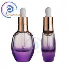 Wholesale cosmetic serum bottles Glass Essential Oil Bottle with dropper