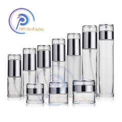 120ml 150ml Frosted glass lotion bottles series cosmetic skincare toner bottles