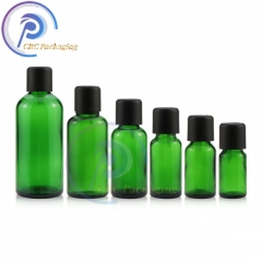 5ml 10ml 15ml 20ml 30ml 50ml 100ml green glass bottle with European dropper bottle