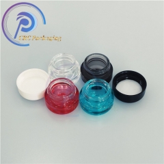 Child proof 5ml 7ml 9ml Resistant Glass jars with resistant cap