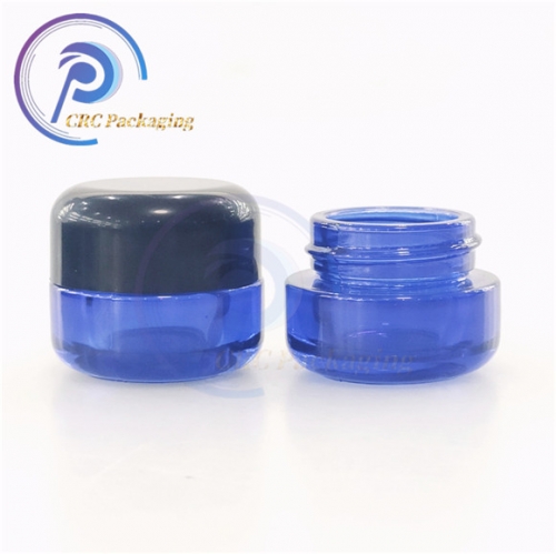 9ml black glass jar