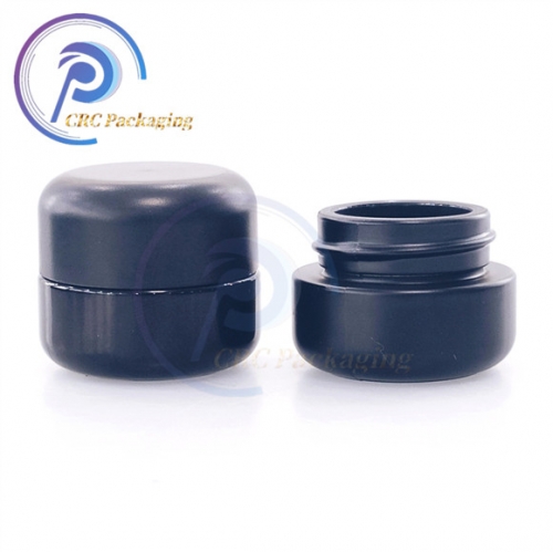 9ml black glass jar