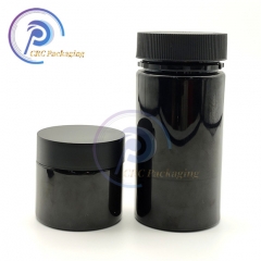 custom plastic herb containers with child proof lid weed packaging