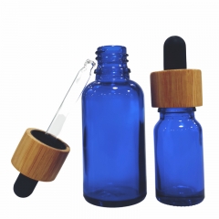 Wholesale CBD oil dropper with bamboo lid