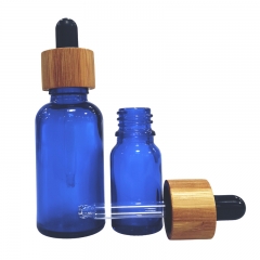 Wholesale CBD oil dropper with bamboo lid