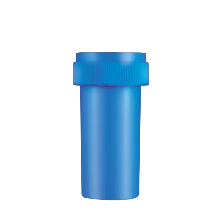 Child proof resistant pop top plastic pill bottle jar with child proof squeeze cap