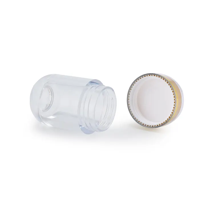 5ml 10ml 30ml Empty Transparent Plastic Pill Bottle Storage Container Childproof Wide Mouth Capsule Plastic Bottle