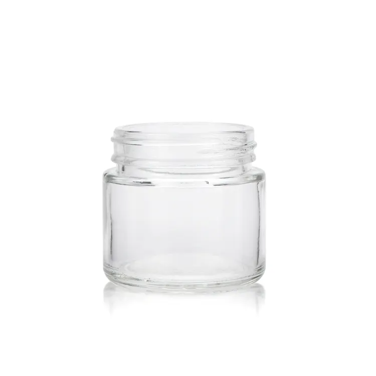 Hot sale pre packaging 5 pack storage glass jar 3.5g child proof airtight glass bottle flower packing container