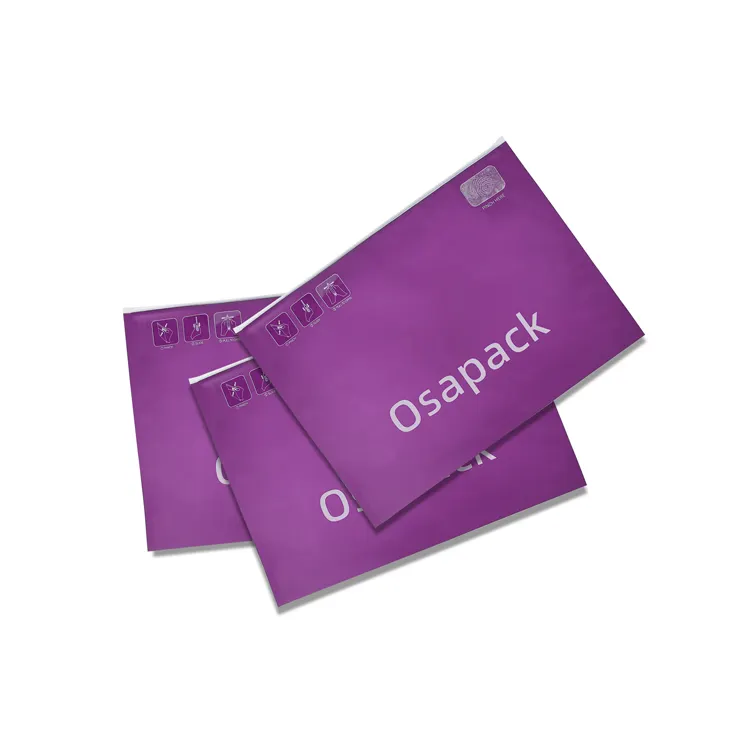 Wholesale Purple Zipper Pouch Custom Printed Zipper Bag Child Resistant 35 Mylar Bag Child Proof Plastic Packaging Bags