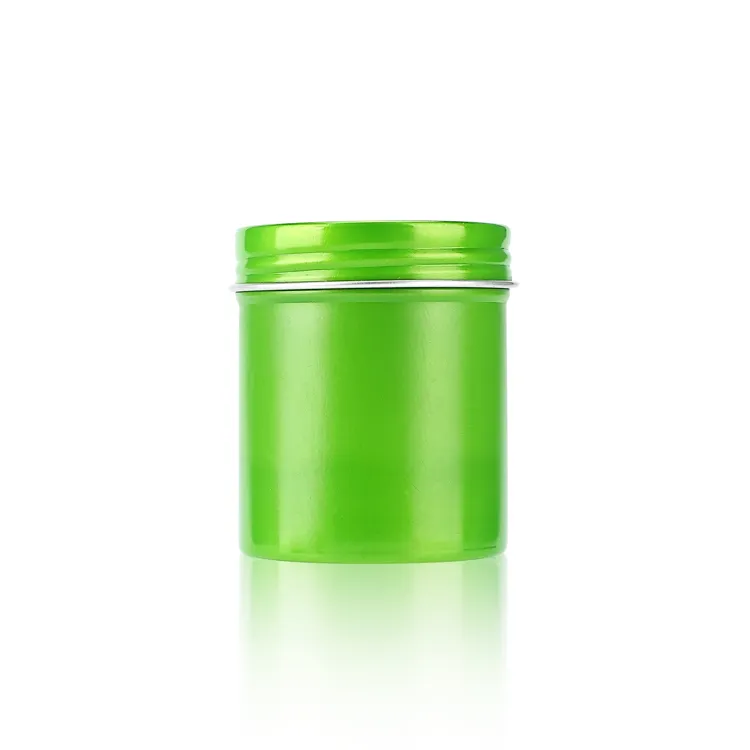 10ml 30ml 50ml 100ml 200ml silver black purple green aluminium foil container ointment aluminium cans tea jar