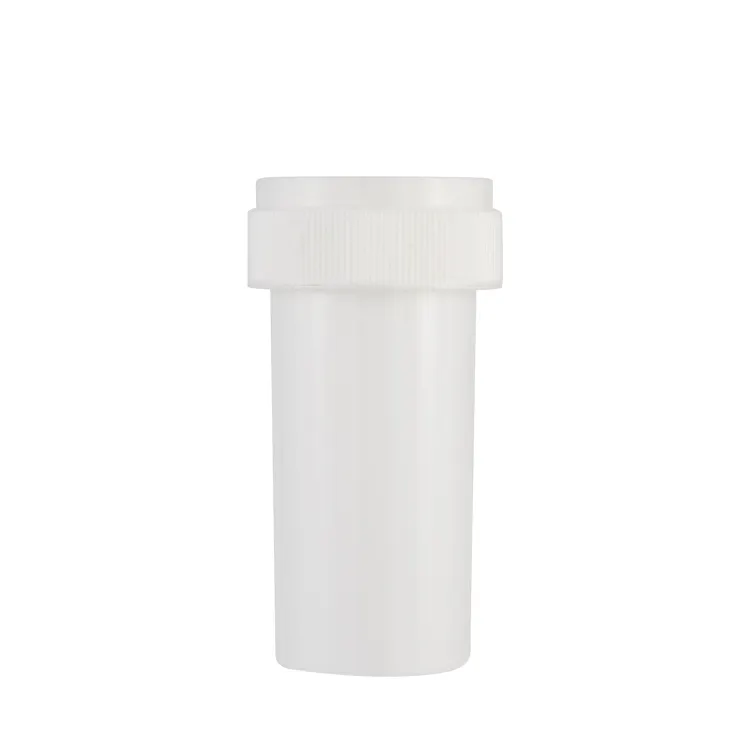 Childproof bottle Pop Top Vials Medical Plastic Snap Cap Pill Bottles