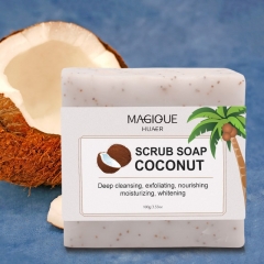 Coconut Soap Cold Soap Coconut Milk Oil Hand Soap Coconut Scrub Soap Bar
