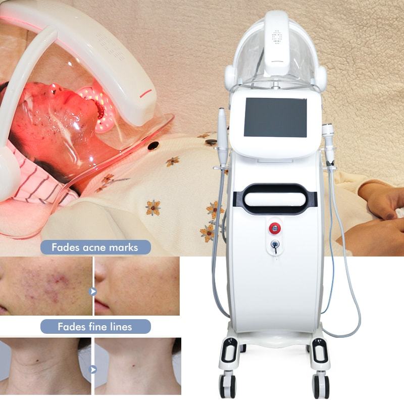 Máquina facial de oxígeno Domo Infusión Microdermoabrasión Máquina facial profesional