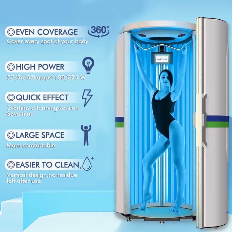 Latest Design Factory Direct Price Sunbed Solarium Body Tanning Sunbathing Machine