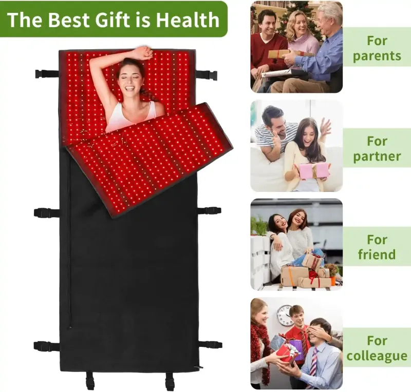 Infrared Blanket Total Body Red Light Therapy Blanket for Weight Loss