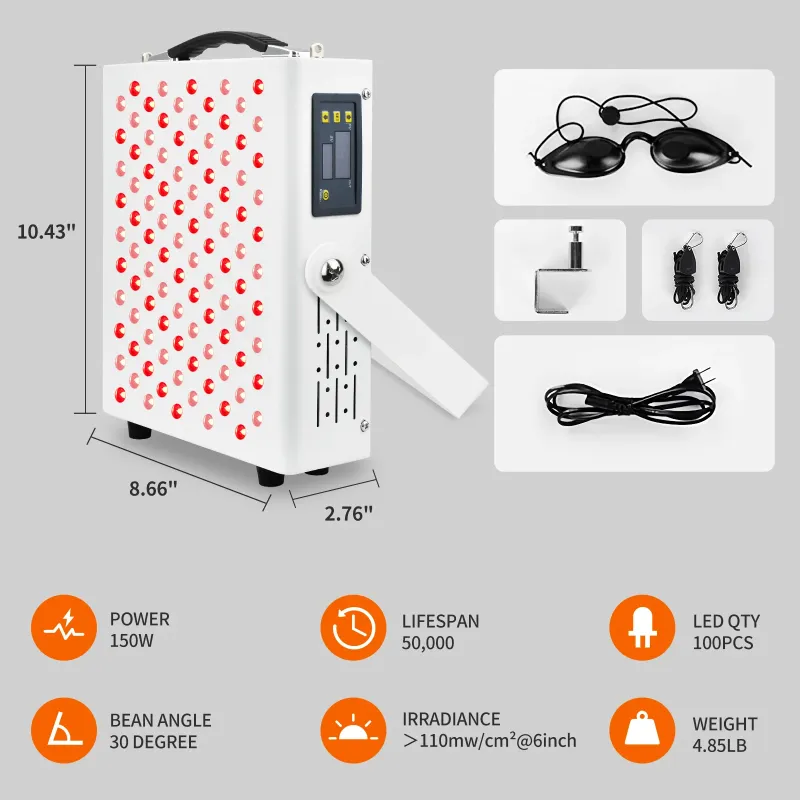 1500W Home Use Infrared Light Therapy Panel Led Care Red Machine